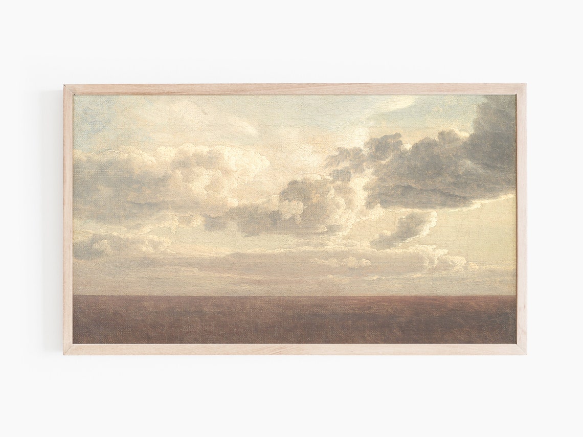 Frame Tv Art Vintage Sky Art For Frame Tv Oil On - Image 3