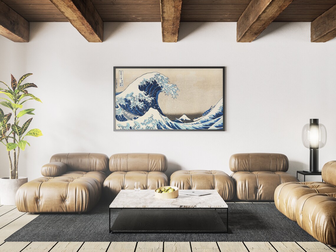 The Great Wave Off Kanagawa Japanese Art Print - Image 3