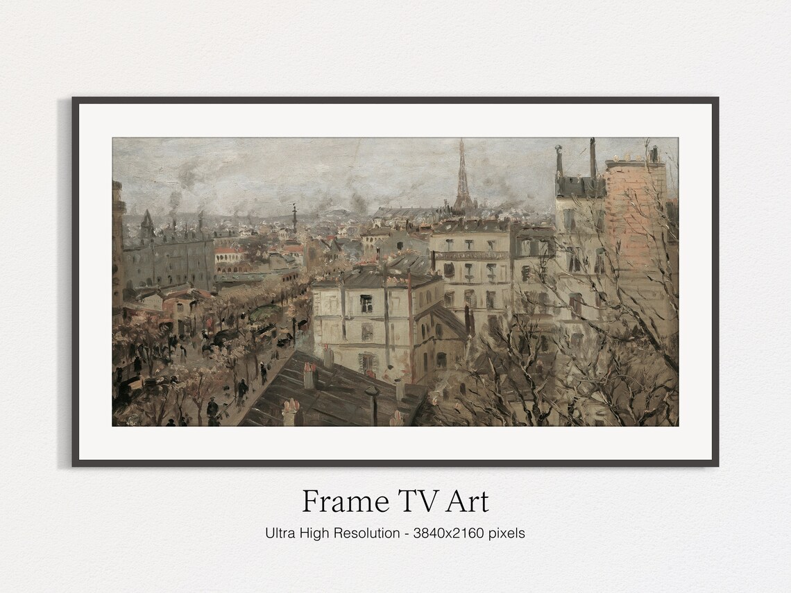 Vintage Cityscape Travel Poster, Instant Art Print - Image 5