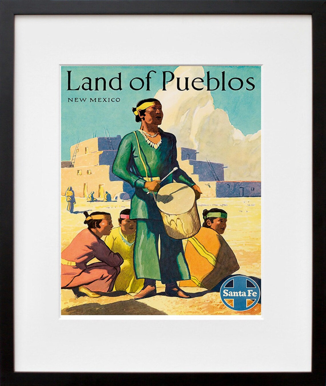 New Mexico Vintage Travel Poster Art Print - Image 2