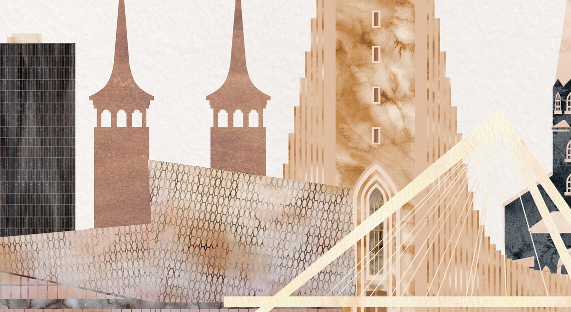 Reykjavik Travel Poster, Iceland City Art Print - Image 2