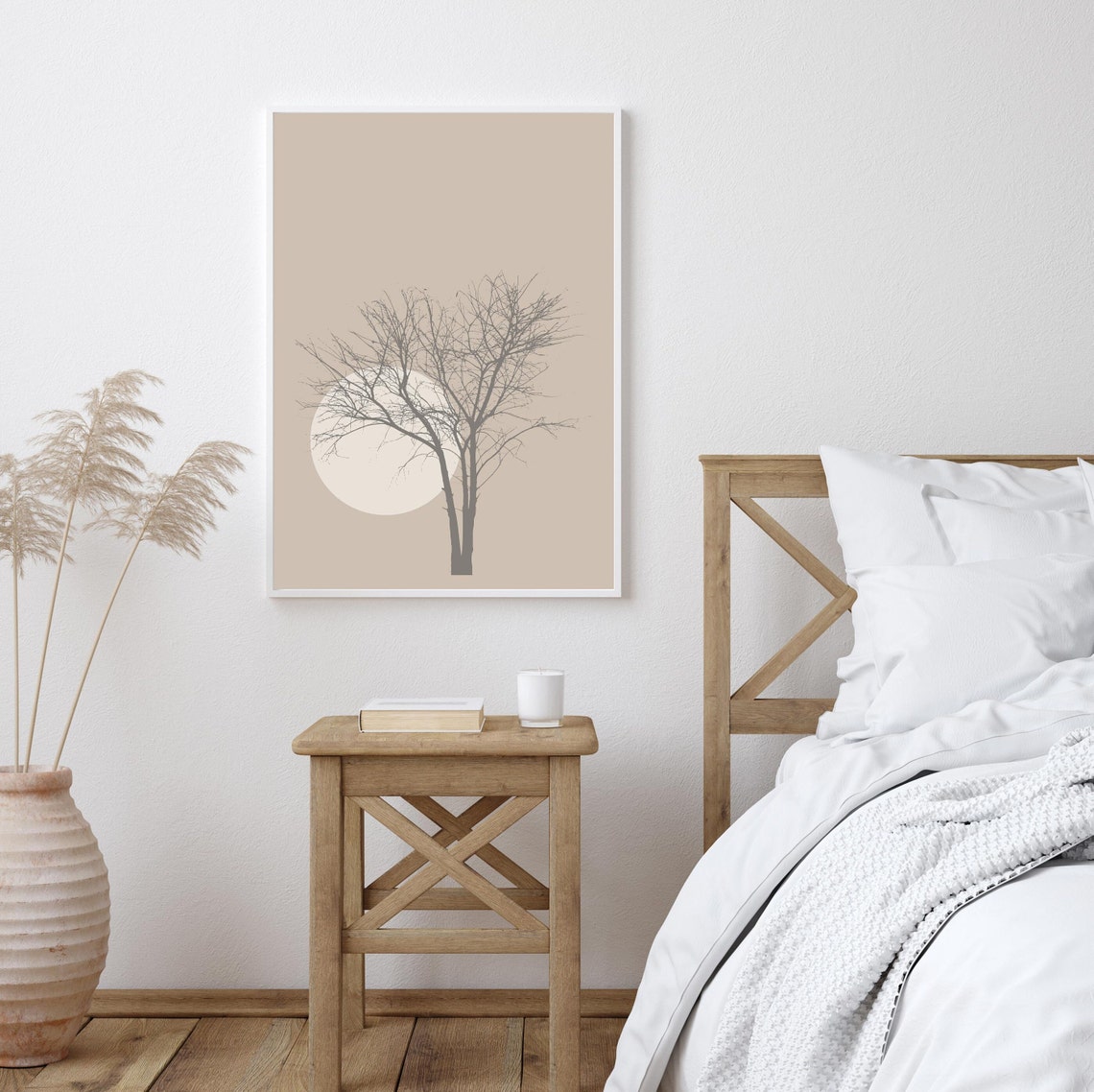 Neutral Tree Print, Minimalist Wall Art - Image 4