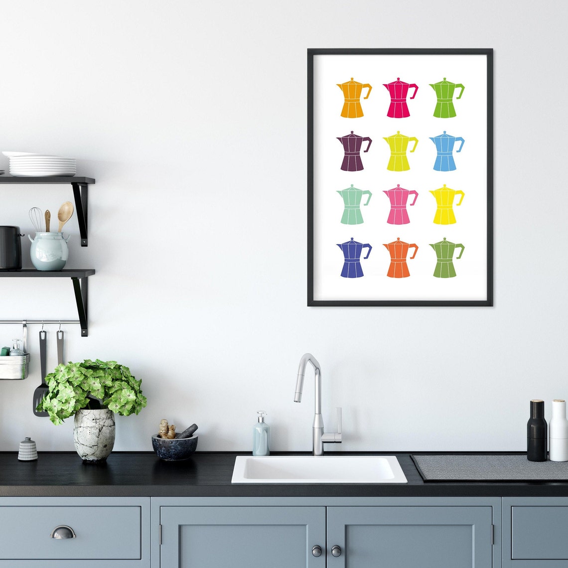 Coffee Art Print, Kitchen Wall Art - Image 2