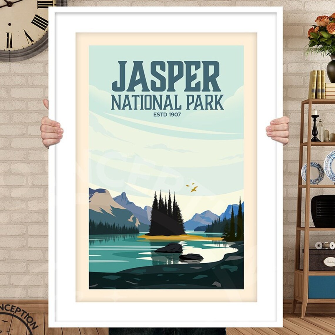 Jasper Established 1907 Edition Travel Poster