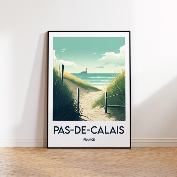 Pasdecalais Poster Pas De Calais Print France Illustration Gift