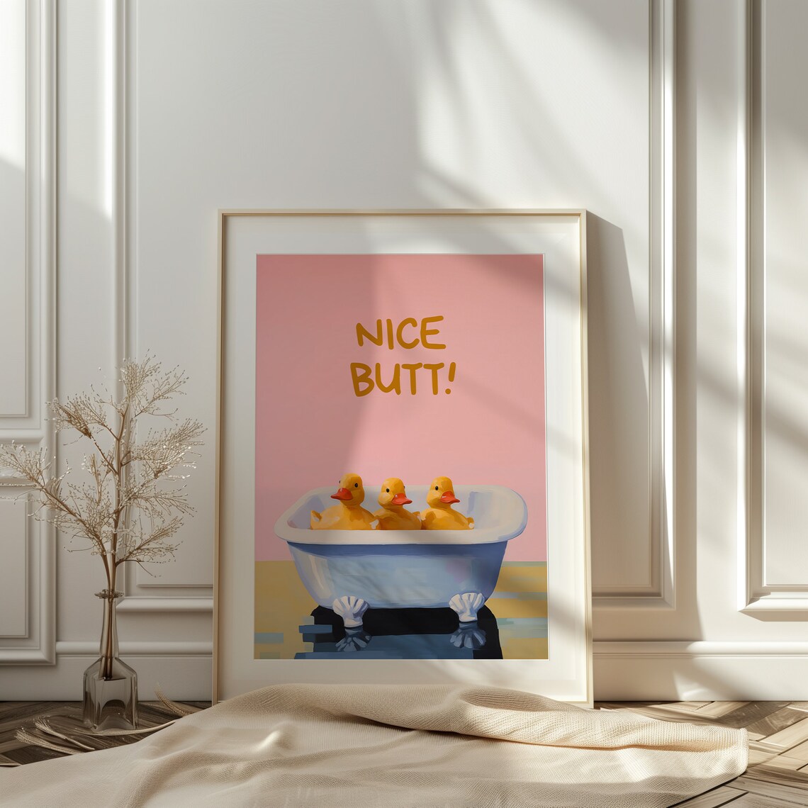 Nice Butt Bathroom Poster, Maximalist Y2K Decor - Image 2