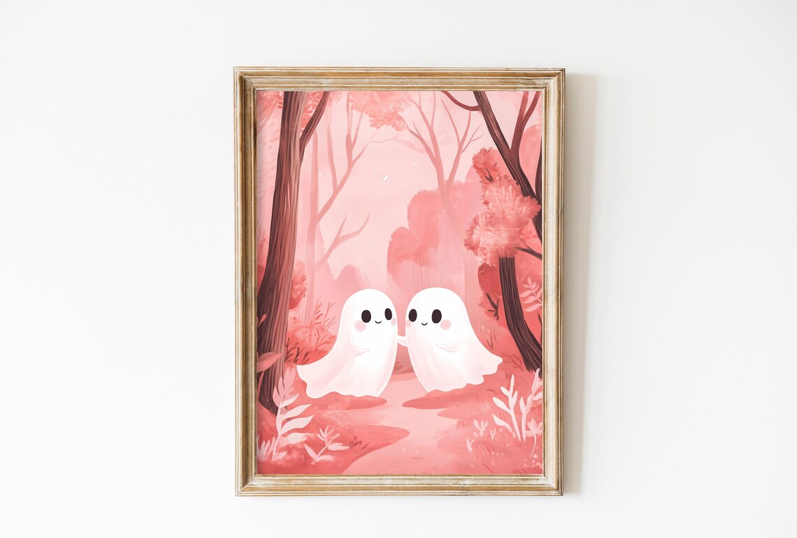 Spooky Ghosts Valentine's Day Gift for Lovers