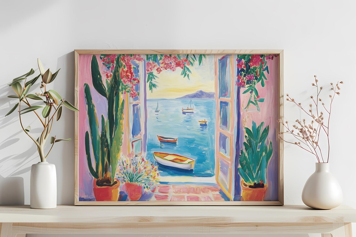 Henri Matisse Open Window Mediterranean Poster - Image 2