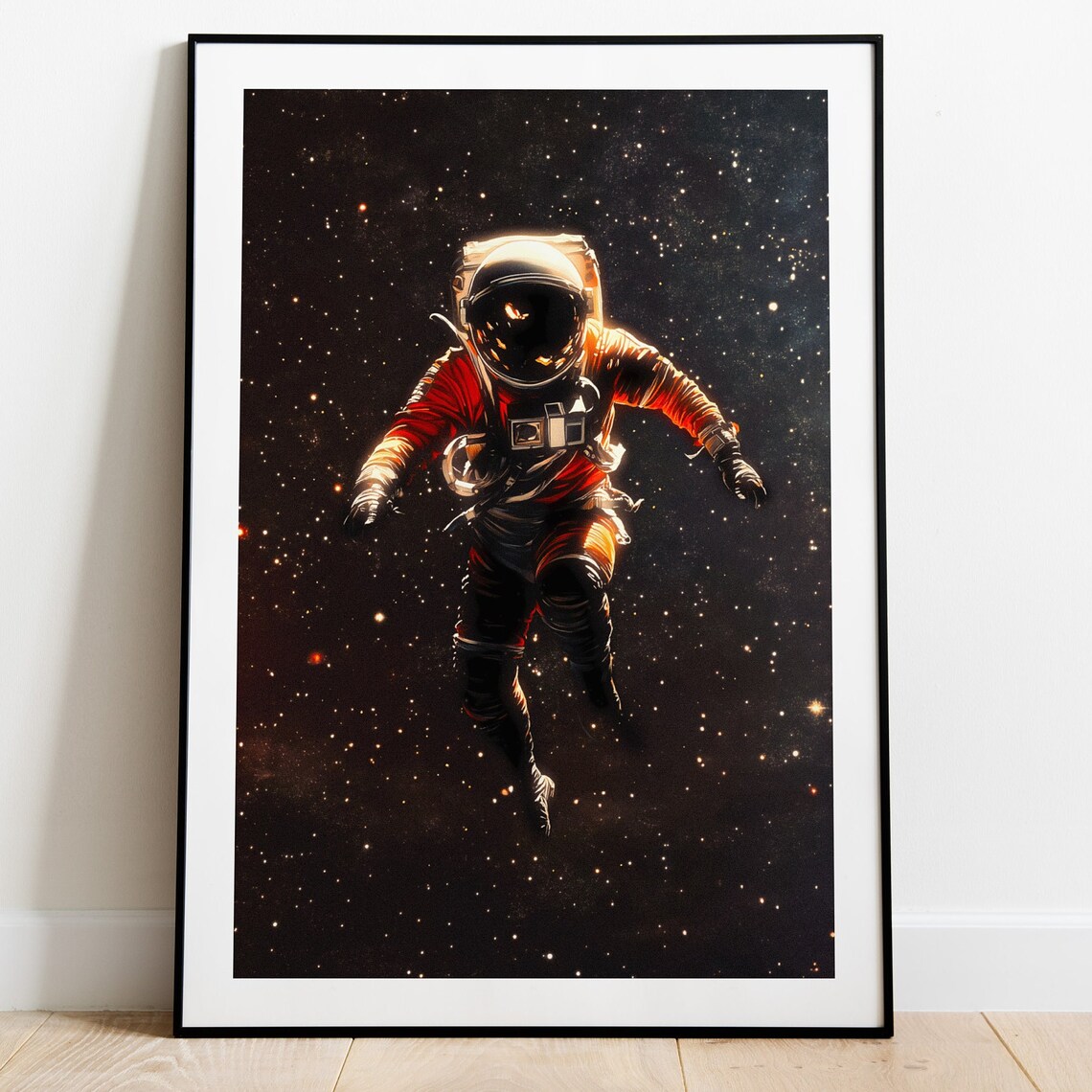 Astro Escape Retro Futurism Sci-Fi Art Print - Image 2