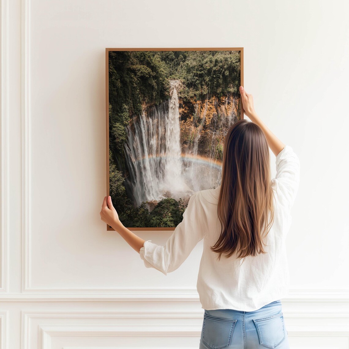 Tumpak Sewu Waterfall Indonesia Travel Poster - Image 3