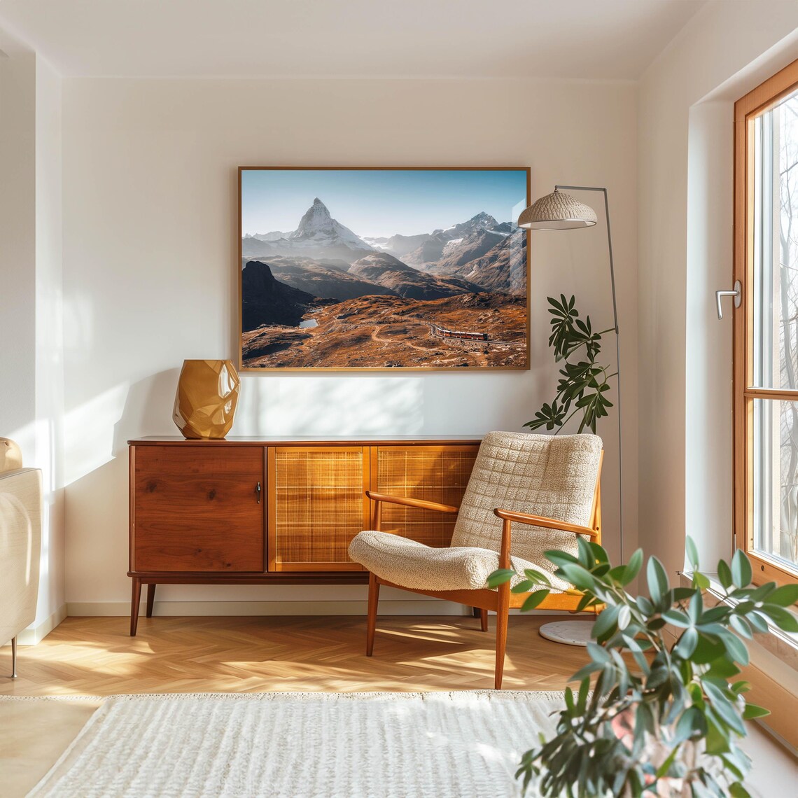 Gornergrat Matterhorn Zermatt Swiss Alps Switzerland Mountain Photography Wall Art Print Travel Poster Are For New Home - Image 5