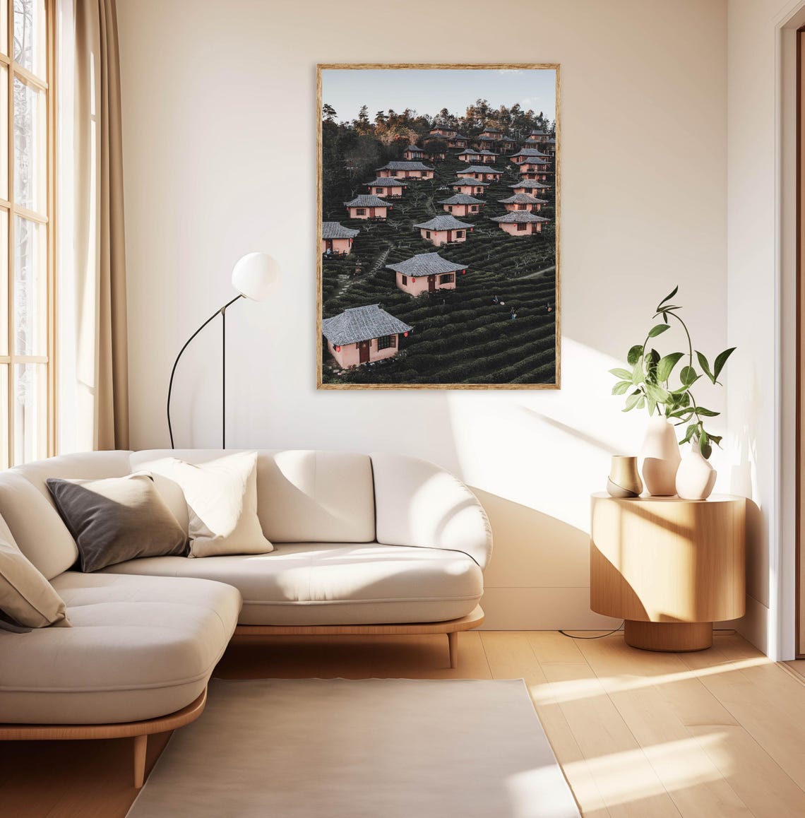 Ban Rak Thai Mae Hong Son Thailand Terraced Tea Village Poster - Image 2
