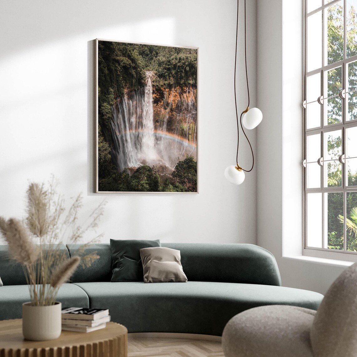 Tumpak Sewu Waterfall Indonesia Travel Poster - Image 2