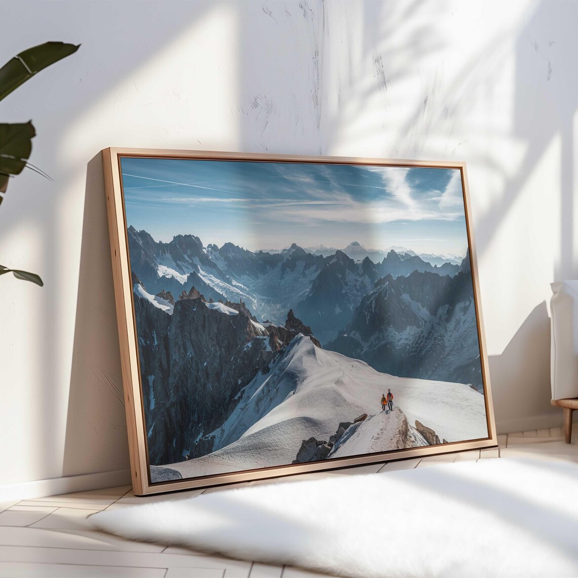 Aiguille Du Midi Chamonix Mountain Art Print - Image 3