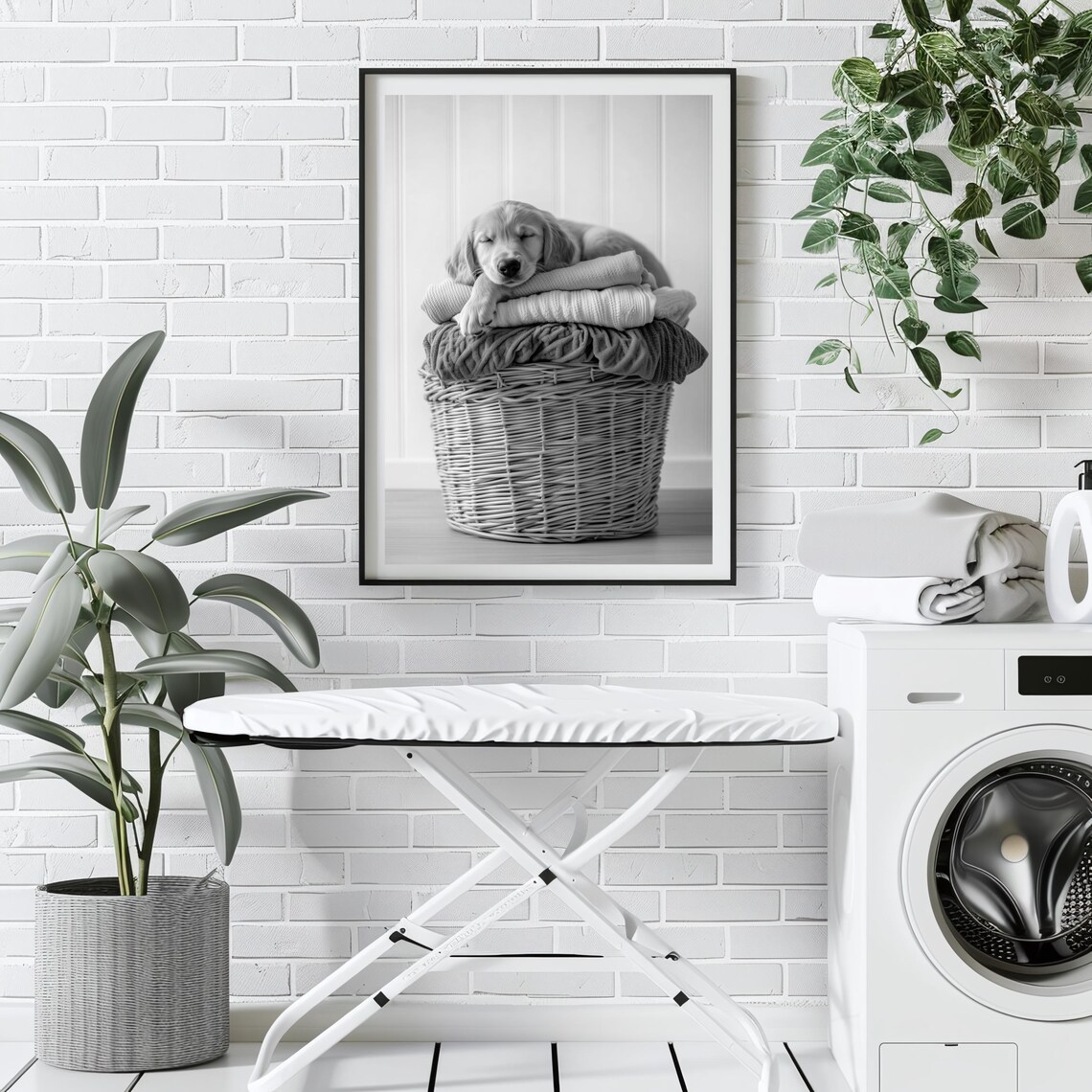 Golden Retriever Laundry Room Art Print, Dog Lovers - Image 3
