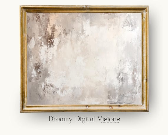 Soft Minimalist Abstract Print In Neutral Light Colours Modern Wall Art Neutral Tones Statement Wall Art Minimalist Art Print