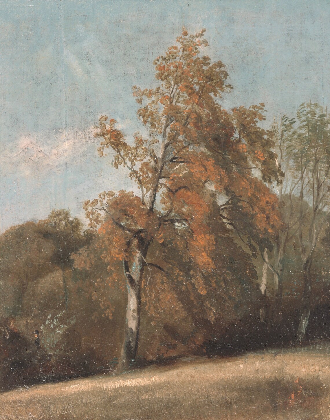 Vintage Autumn Landscape Art Print, French Country - Image 3