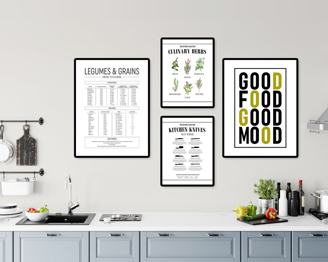 Cooking Guide For Beans And Grains Infographic Poster - Image 2