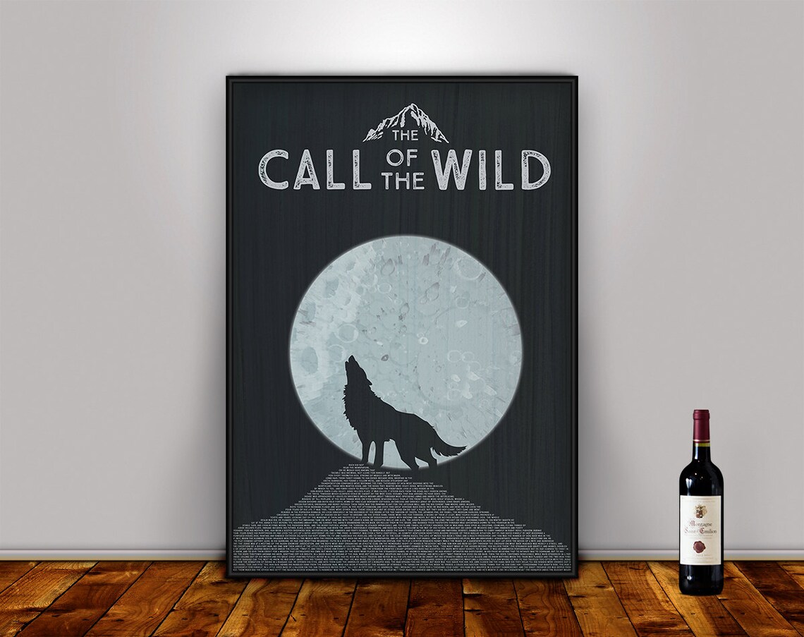 Call of the Wild Literary Art Print, Jack London