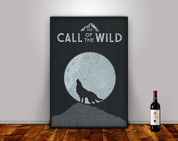 Call of the Wild Literary Art Print, Jack London