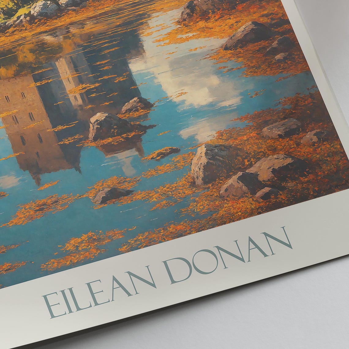 Eilean Donan Castle Scotland Highland Loch Island Reflection Poster - Image 2