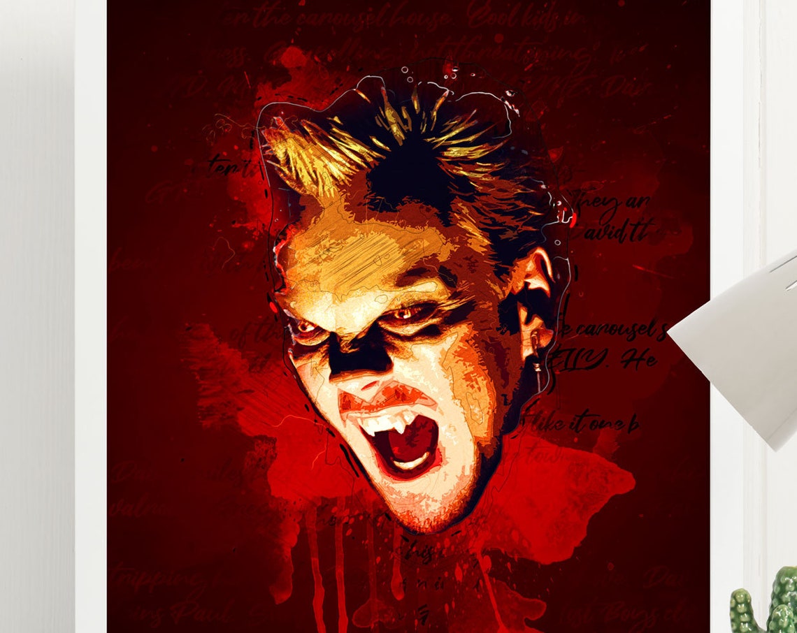 Lost Boys Vampire David Art Poster Print Wall Size A4