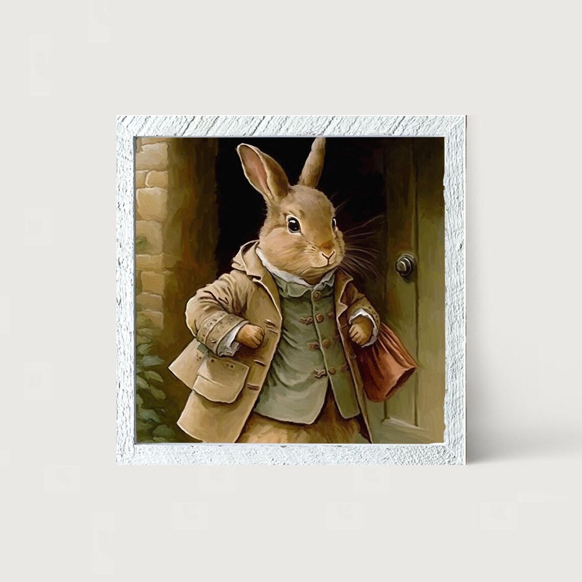 Mr Higgins Friend Rabbit Art Print, Whimsical Spring Decor - Image 4