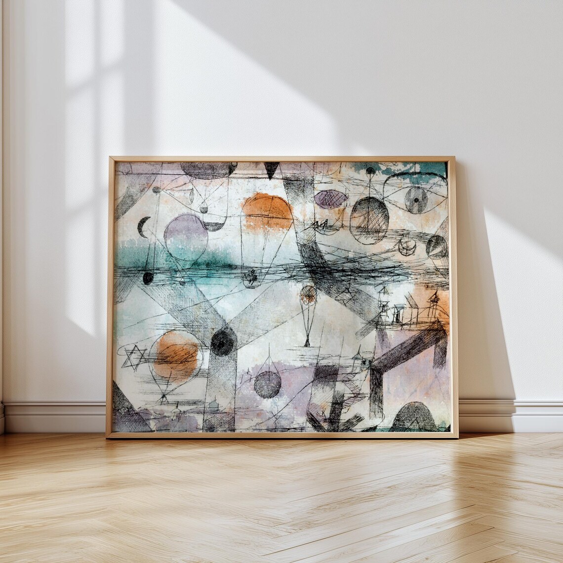 Paul Klee In The Realm Of Air Dreamlike Surreal Abstract Art Poster