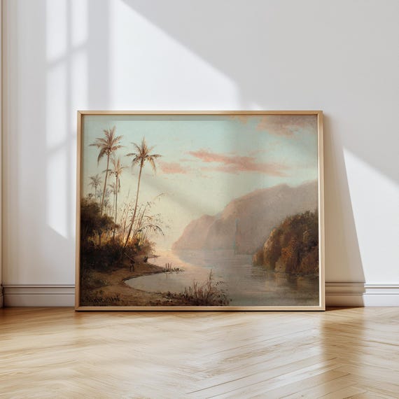 Camille Pissarro A Creek In St Thomas Vintage Art Print