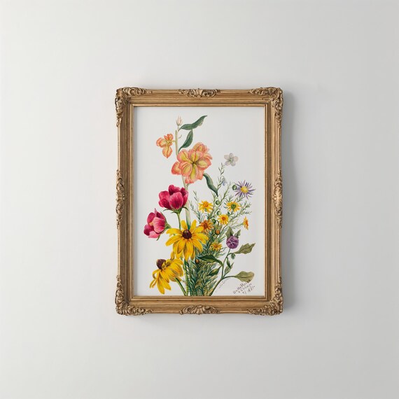 Mary Vaux Walcott Flower Print Vintage Botanical Art