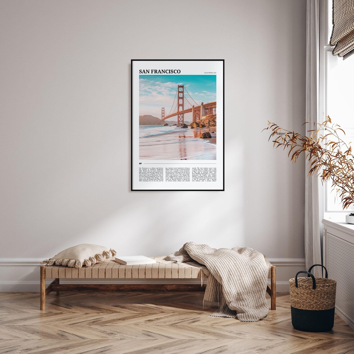 San Francisco Travel Poster No. 3, California Travel Poster - Image 4