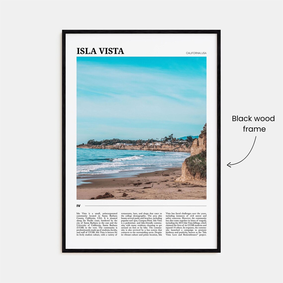 Isla Vista Travel Poster, California USA - Image 2