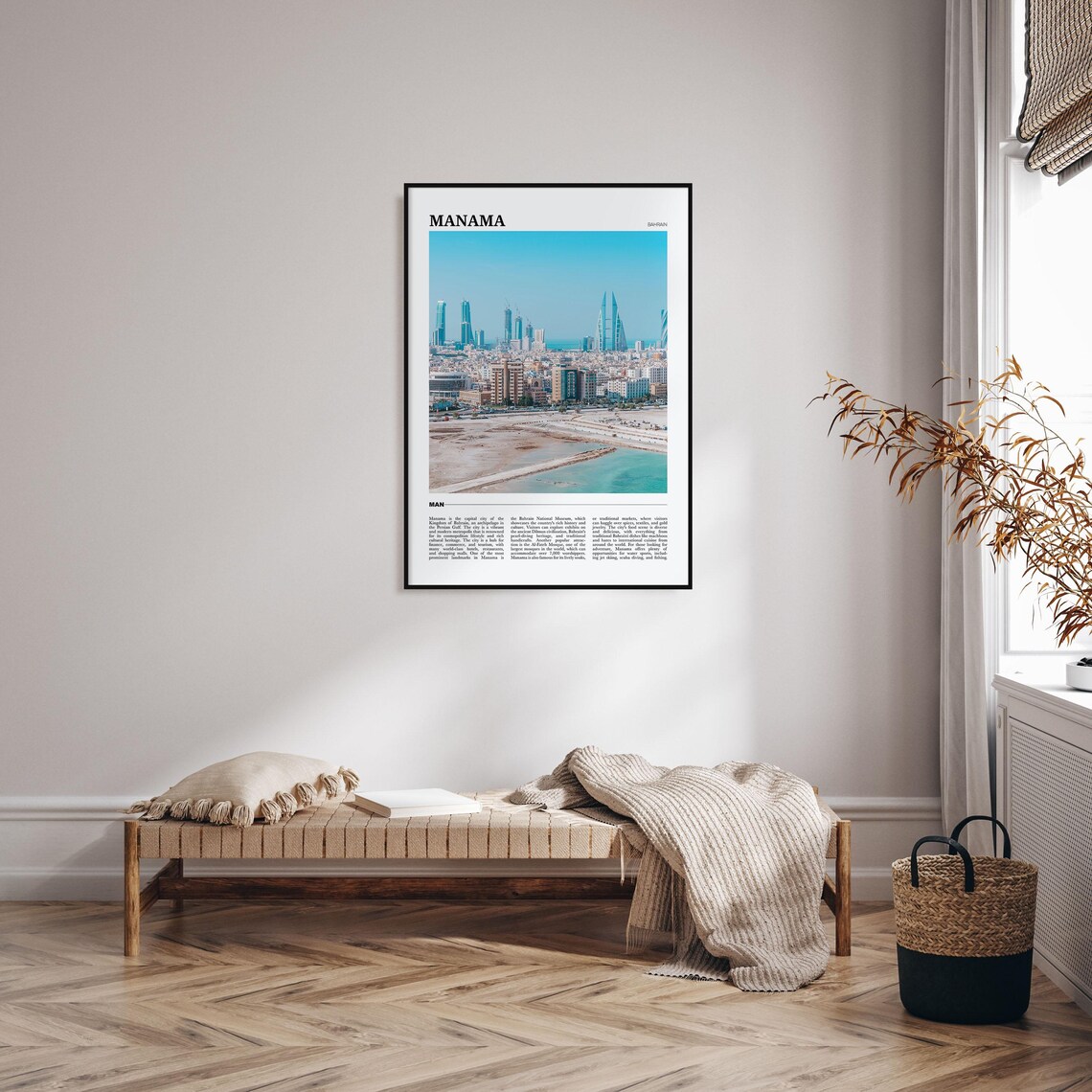 Manama Travel Poster, Bahrain Wall Art Print - Image 4