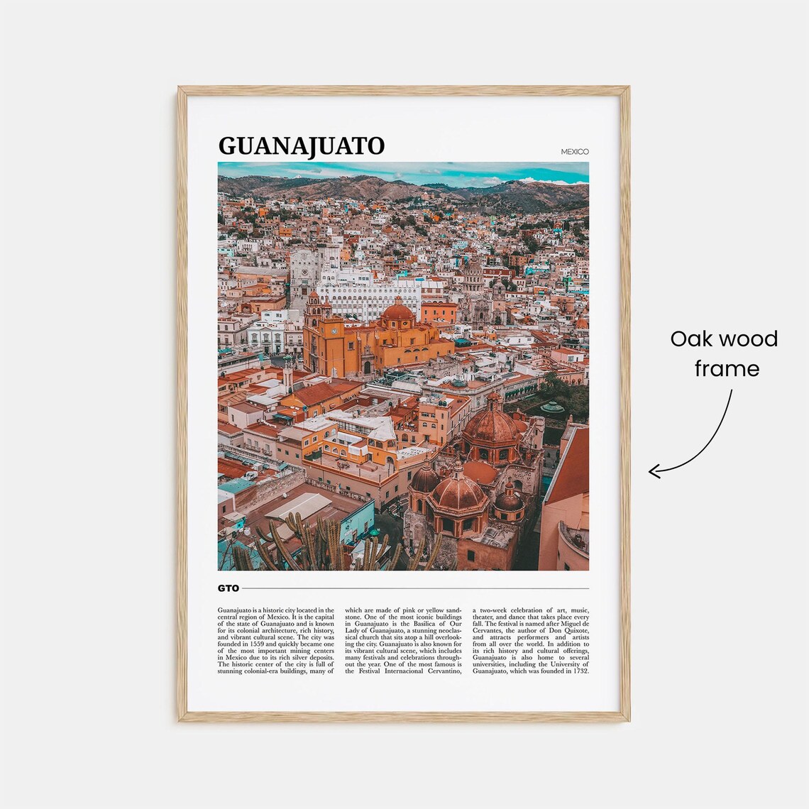 Guanajuato City Travel Poster, Mexico Art Print - Image 3