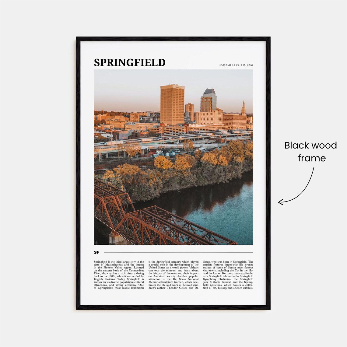 Springfield Travel Poster, Massachusetts Travel Poster - Image 2
