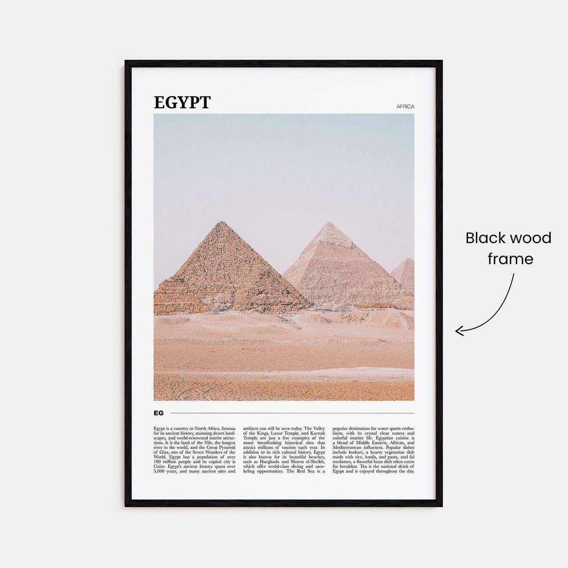 Egypt Travel Poster, Africa Wall Art Print - Image 2
