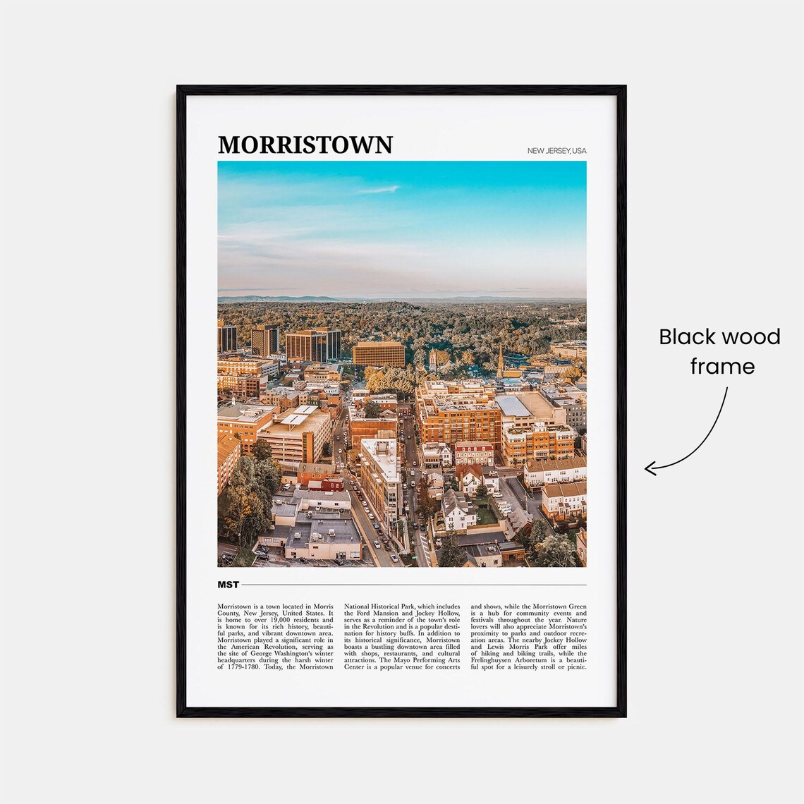 Morristown Travel Poster, New Jersey USA - Image 2