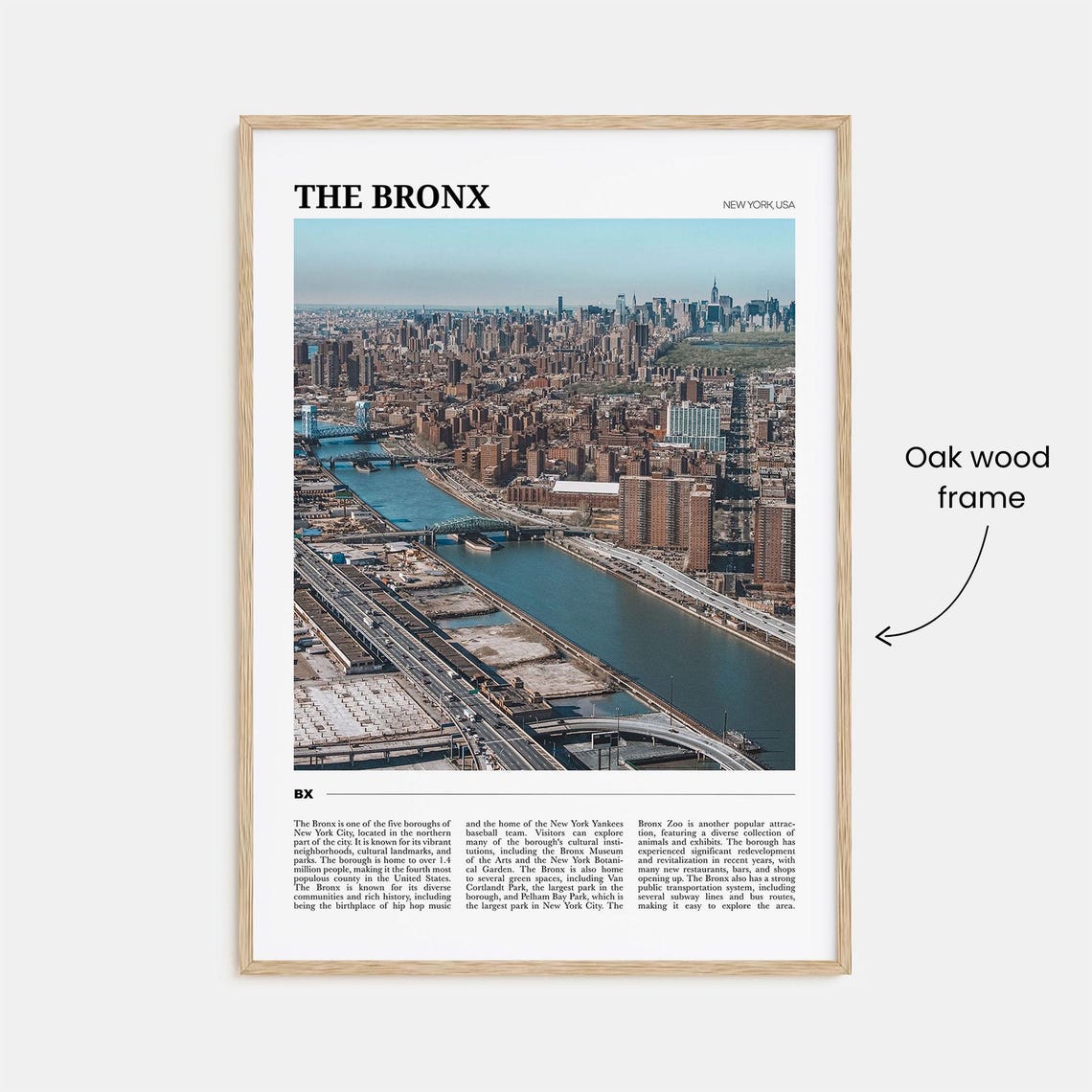 The Bronx Travel Poster, New York USA - Image 3