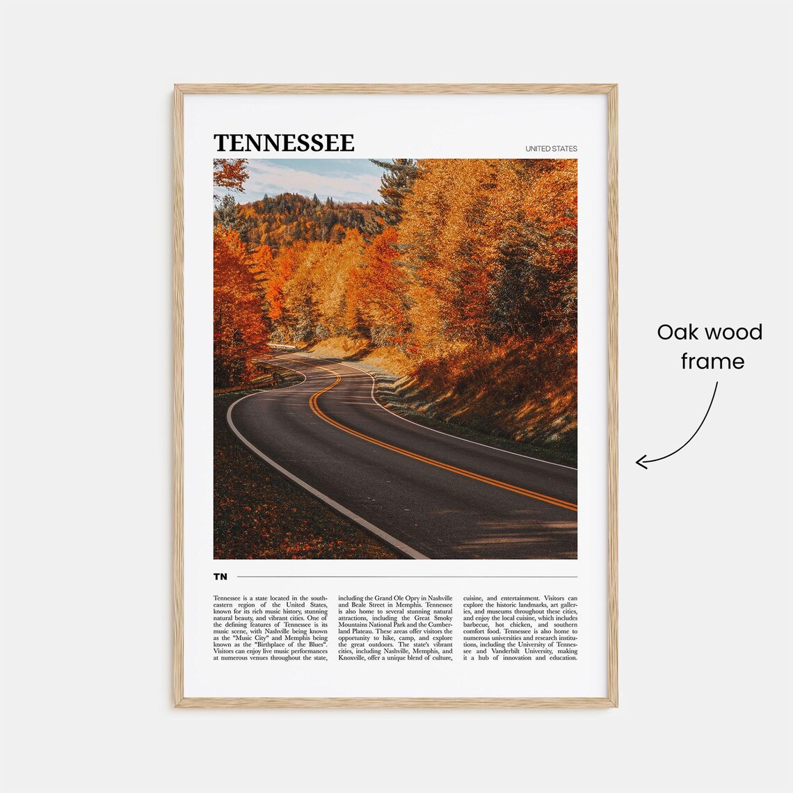 Tennessee Travel Poster No 2, Travel Poster - Image 3