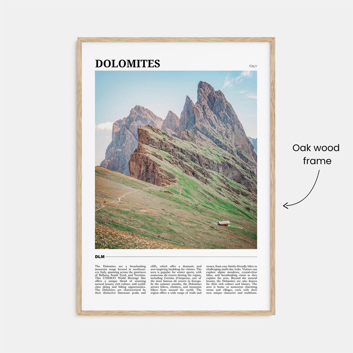 Dolomites Italy Travel Poster - Image 3