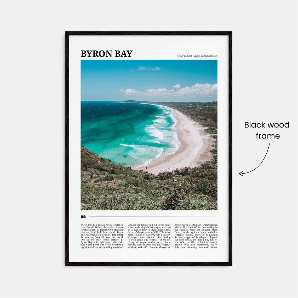 Byron Bay Photo New South Wales Travel Poster - Image 2