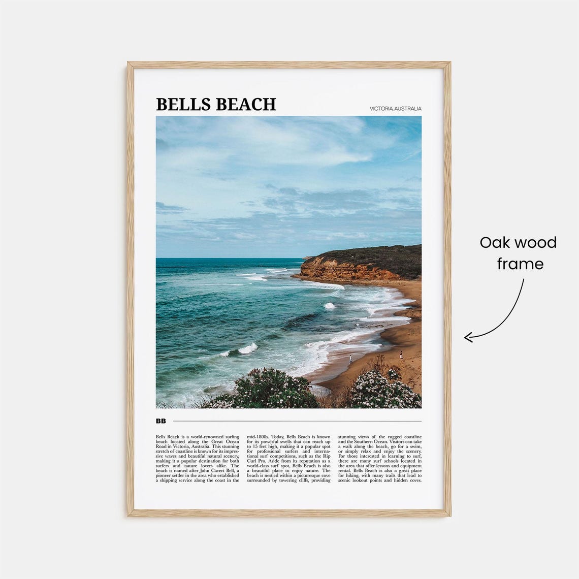 Bells Beach Victoria Australia Surf Coast Travel Poster Series - Image 3