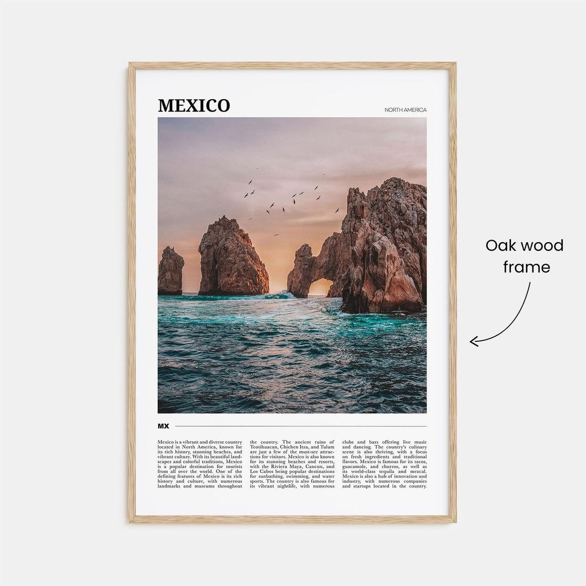 Mexico El Arco Los Cabos Rock Arch Ocean Travel Photography Art Poster - Image 3