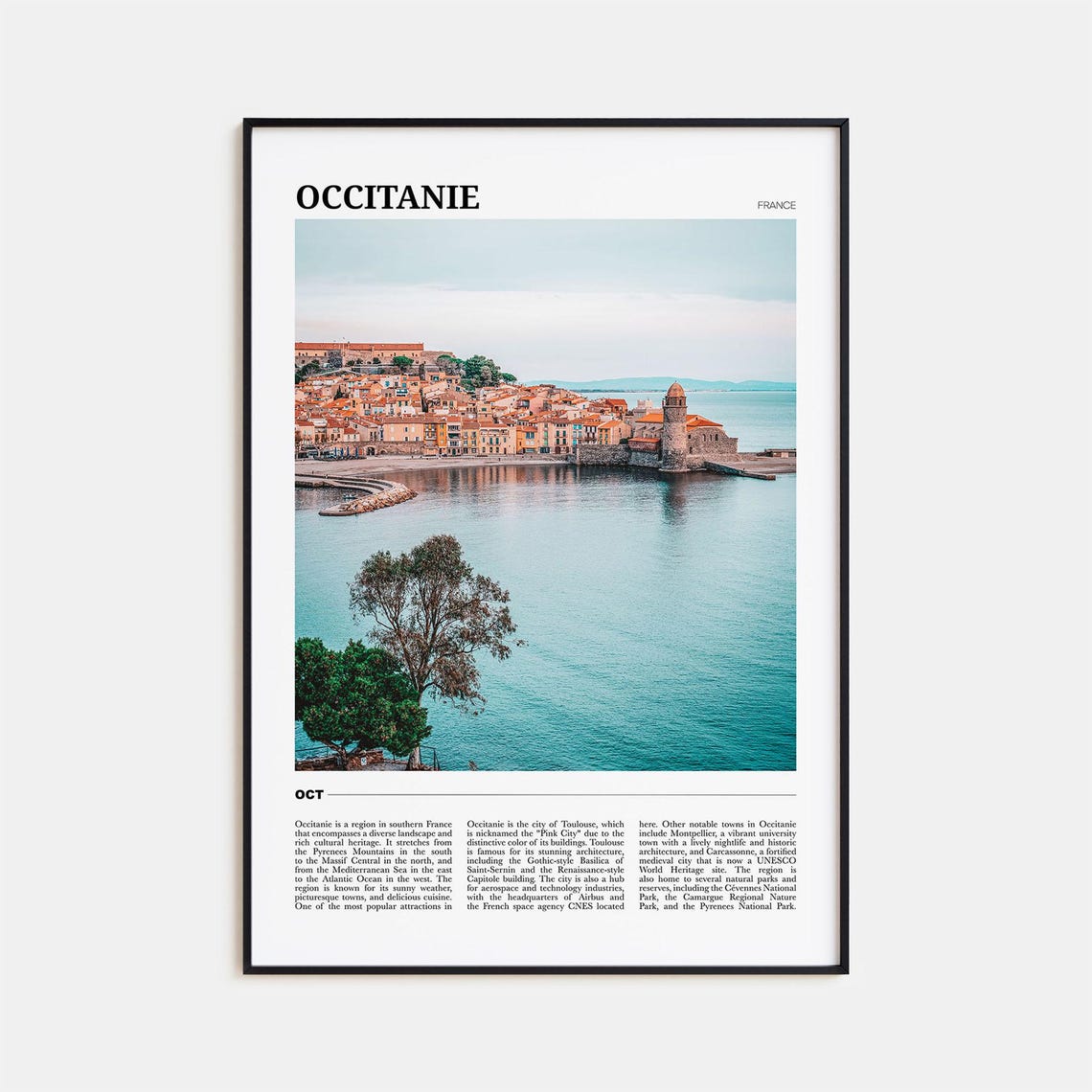 Occitanie Travel Poster Occitanie Wall Art Occitanie Poster Print Occitanie Photo Occitanie Decor France