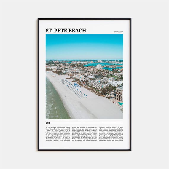 St Pete Beach Wall Art Print