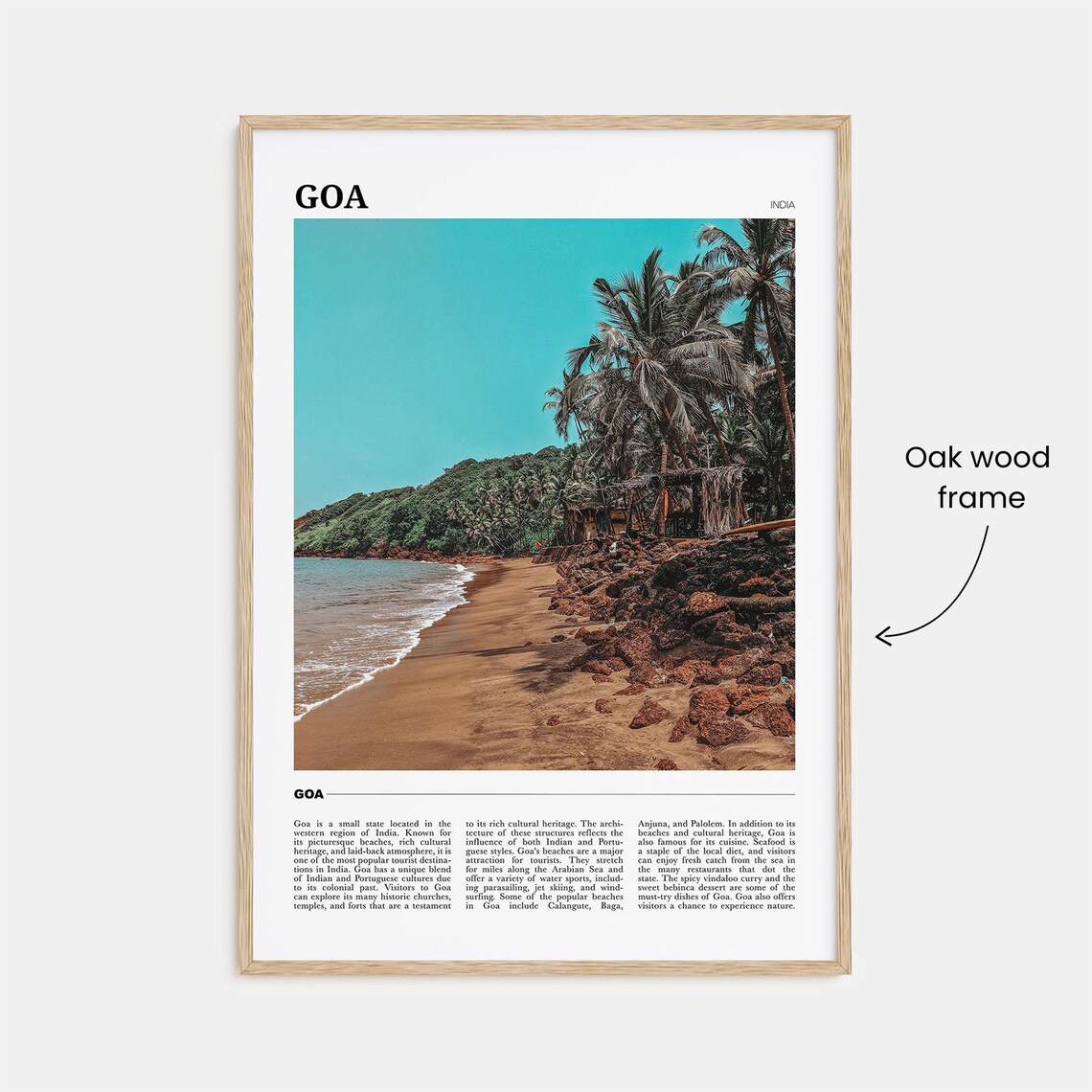 Goa Travel Poster, India Travel Wall Art - Image 3