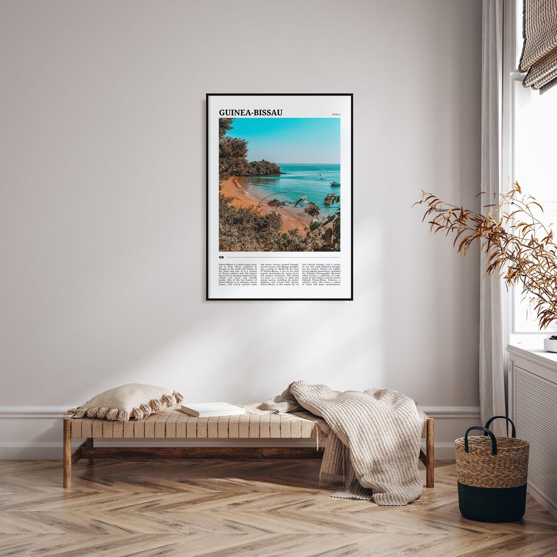 Guinea Bissau Travel Poster, Africa Wall Art Print - Image 4