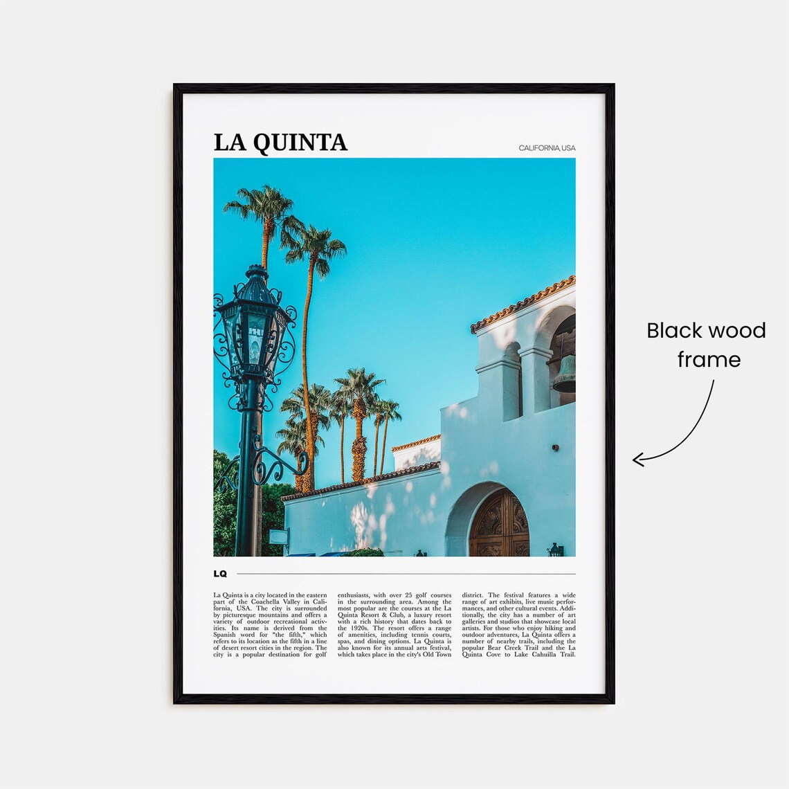 La Quinta Travel Poster, California USA Art Print - Image 2