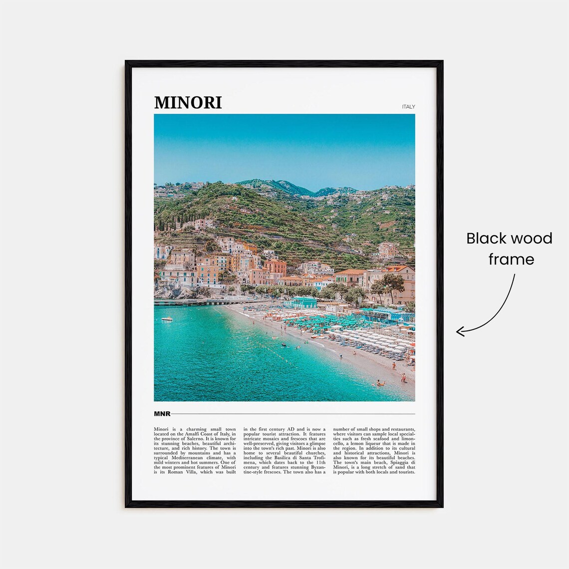 Minori Travel Poster, Italy Wall Art Print - Image 2