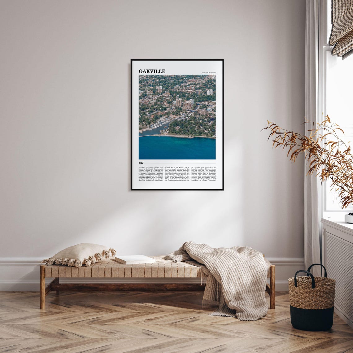 Oakville Travel Poster Oakville Wall Art Oakville Poster Print Oakville Photo Oakville Decor Ontario Canada - Image 4